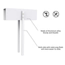 Metal Bifold Door Lock - Double Door Locks Keep Cats&Dogs Out of Closets, Cabinets, Pantry - No Need Install (2PC)