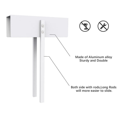 Metal Bifold Door Lock - Double Door Locks Keep Cats&Dogs Out of Closets, Cabinets, Pantry - No Need Install (2PC)