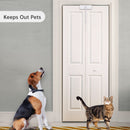 Metal Bifold Door Lock - Double Door Locks Keep Cats&Dogs Out of Closets, Cabinets, Pantry - No Need Install (2PC)
