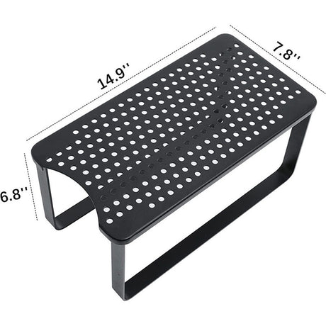 Water Filter Dispenser Stand with Drip Tray - 7.9''W x 14.9''D x 6.8''H, Metal Stand Designed For Filter, Compatible with Zero Water, PUR, Waterdrop etc.