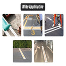 Parking Lot Line Stencil – – Lays Flat, Reusable – | Silicone Foldable Reusable Wire Template Parking Lot Line Stencil for Asphalt Concrete Painting Parking Lot & Pavement Lines