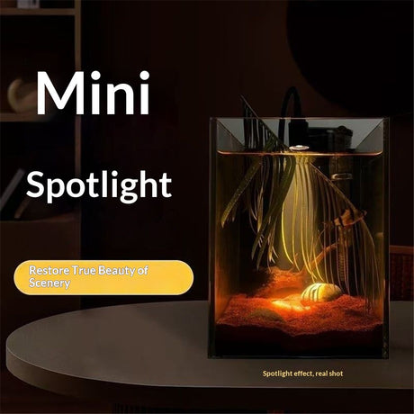 LED Aquarium Light - Freshwater Fish Tank Spotlight Vivarium Terrarium Light Fish tank light, turtle light zoom 3W Warm Light