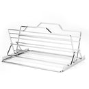 Adjustable Roasting Rack for 27.6 * 26.2 * 1.8cm, Stainless Steel Turkey Rack Insert - Fits Oven, Smoker & Grill, Dishwasher Safe Non-Stick