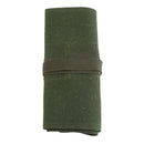 Bonsai Tools Pocket Multifunctional Carrying Roll Bag 10 Pockets Canvas Spanner Wrench Tool Roll Up Storage Bag Organizer Pouches