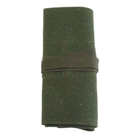Bonsai Tools Pocket Multifunctional Carrying Roll Bag 10 Pockets Canvas Spanner Wrench Tool Roll Up Storage Bag Organizer Pouches