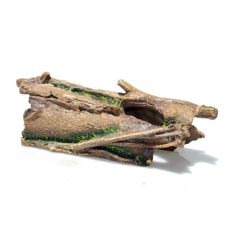 Lizard Snake or Reptile Hide, Large Hollow Log Snake Hideout for Ball  Bearded Dragon and Gecko Eco-Friendly Resin Tank Accessory with Basking Platform