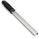 Lemon Zester, Stainless Steel Kitchen Cheese Grater, Plastic Cover Ergonomic Soft Black Handle(black)