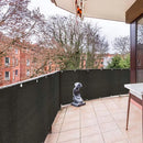 Balcony Privacy Screen Fence Cover 3'x10', Shade Mesh Fabric with Cable Ties, 90% Visibility Block, UV & Wind Protection for Patio, Deck, Porch, Pool, Backyard, Apartments Railing