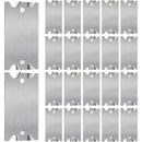 50 Pcs Nail Plates for Wood Studs, 1.5" x 2.5" Cable Wire Protector with Pointed Prongs, Steel Safety Plates, Anti Nail Protection for Protects Plumbing and Wiring