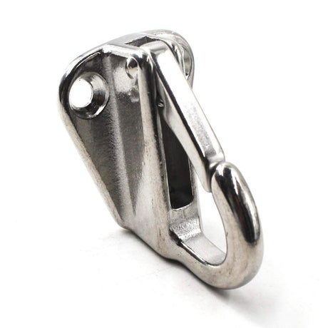 Spring Snap Attach Rope Hook, SS 316 Fender Spring Fending Hook Marine Clothes Boat Hardware (4pcs)