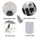 Spring Snap Attach Rope Hook, SS 316 Fender Spring Fending Hook Marine Clothes Boat Hardware (4pcs)