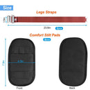 2 Packs Drywall Stilt Replacement Parts, Comfort Stilt Pads Protective Padded Leg Bands for Drywall, Nylon Adjustable Stilt Leg Straps, Suitable for Home Decoration, Street Performance