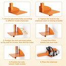 Chainsaw Holder, Chainsaw Wall Mount for MS250, MS251, MS170, MS171, MS172 Heavy Duty Chainsaw Rack Garage Storage Holder Chain Saw Display