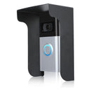 Outdoor Black Doorbell Rain Anti-Glare Cover, Steel Weather-Blocking Camera Cover Glare Sun Shade Protection for Most Video Doorbells