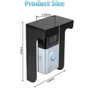 Outdoor Black Doorbell Rain Anti-Glare Cover, Steel Weather-Blocking Camera Cover Glare Sun Shade Protection for Most Video Doorbells