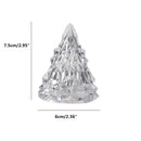 LED Light Up Tabletop Christmas Tree,2PCS Mini Xmas Night Light Christmas Ornaments Decoration, LED Xmas Tree Home Holiday Party