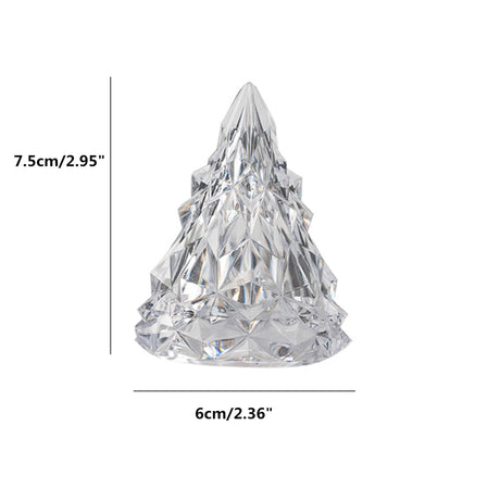 LED Light Up Tabletop Christmas Tree,2PCS Mini Xmas Night Light Christmas Ornaments Decoration, LED Xmas Tree Home Holiday Party