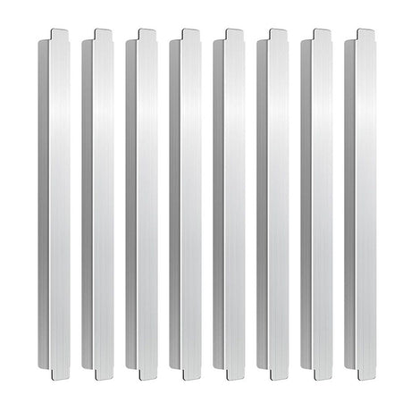 8Pcs 12 Inch Stainless Steel Adaptor Bar Table Adapter Bar Long Divider Metal Food Divider for Restaurant Kitchen Food Service Accessories