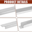 8Pcs 12 Inch Stainless Steel Adaptor Bar Table Adapter Bar Long Divider Metal Food Divider for Restaurant Kitchen Food Service Accessories