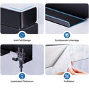 7 in 1 Storage Hair Dryer Holder for Curling Iron Accessories, Hair Tool Organizer Wall Mount, Curling Iron Holder Organizer, Bathroom Hair Straightener Holder Stand for Styler Attachments Organizer, Black