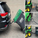 Premium Combo Hitch, Haul Pin Hitch, Handled Lawn, and Garden Equipment, or Wheeled Garbage Cans - by Garbage Commander