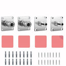 Pressure Washer Gun Holder, Foam Cannon Holder, 1/4" Quick Connect Foam Cannon Wall Mount, Foam Gun Storage Rack Wall Mount Tool Holder for Organize and Store Power Washing Accessories, 4 Pack