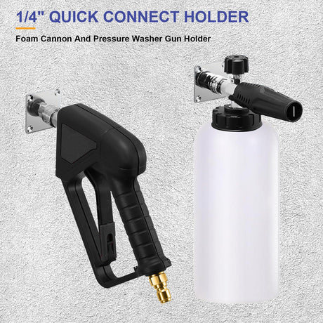 Pressure Washer Gun Holder, Foam Cannon Holder, 1/4