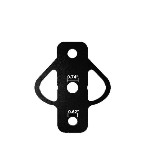 3-Way Hitch Adapter with 3/4″ Hardware Included - Golf Carts Garden Tractors Trailers Lawn Mowers Chains and Tow Straps