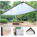 Tarps Heavy Duty Waterproof - 8.2x10FT Clear Vinyl Tarp with Grommets - Greenhouse Plastic Sheeting for Garden, Transparent Poly Tarpaulin - Snowproof Plant Cover for Patio Porch Camping