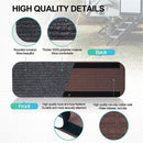 RV Step Covers 4 Pack 24" Wide x 7.5" Deep Camper Step Covers, Non Slip RV Stair Treads for Travel Trailers, Mobile Home, Motorhome (Gray)
