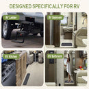 RV Step Covers 4 Pack 24" Wide x 7.5" Deep Camper Step Covers, Non Slip RV Stair Treads for Travel Trailers, Mobile Home, Motorhome (Gray)