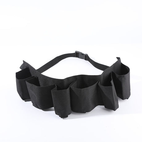 2 Pcs Beer Belt Holder for Men 6 Cans Beer Can Holder for Drinking Adjustable Black Drinking Accessories for Halloween Christmas Men Women Outdoor Camping Hiking Picnic Party