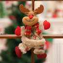 4 pcs Christmas Plush Ornaments Xmas Plush Toy Xmas Tree Decorations Hanging Ornament Christmas Decorations Xmas Fireplace
