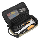 Portable Small Tool Bag, Heavy Duty Tool Pouch Bag, Durable Multiple Pockets Tool Hand Bag for Electricians, Carpenters, HVAC Technicians（Does not include tools）