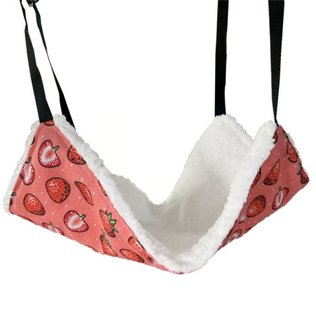 Cat Hammock Bed for Cage - 22x18 inch Adjustable Hanging Cat Bed Reversible hammocks for Indoor Cats, Soft Perch, Sleeping and Resting Sleepy Pad for Kitten Ferret Puppy or Small Pet(L)