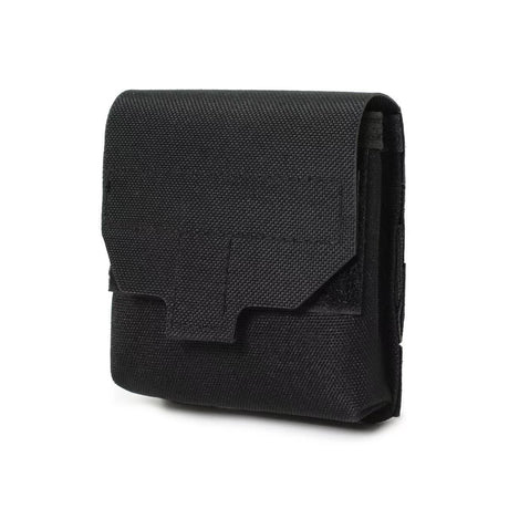 Mini Utility Pouch Essential Pouch General Purpose Micro Pouch Flashlight Earplug  Bag Fit Vest and Belt（black）
