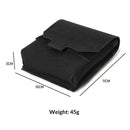 Mini Utility Pouch Essential Pouch General Purpose Micro Pouch Flashlight Earplug  Bag Fit Vest and Belt（black）