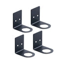 Soap Bottle Dispenser Holder Wall Mounted, Hand Pump Bottles Dispenser Stand Hanging Rack Shampoo Standing Shelf Storage Holder Bracket for Bathroom Kitchen (Black 4 Pack)