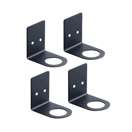 Soap Bottle Dispenser Holder Wall Mounted, Hand Pump Bottles Dispenser Stand Hanging Rack Shampoo Standing Shelf Storage Holder Bracket for Bathroom Kitchen (Black 4 Pack)