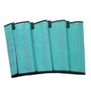 Horse Fly Boots Set of 4 - Non-Slip Leg Guards Extra Tough Mesh Ventilated, Adjustable Horse Fly Leggings Reduce Stomping & Hoof Stress & Leg Fatigue green