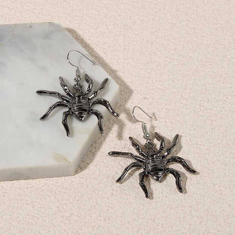 Cute Halloween Spider Dangle Earrings For Women Festival Jewelry Gifts Halloween Theme Costume Party