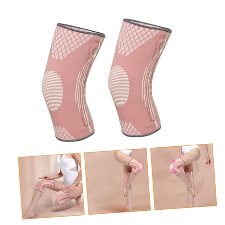 1 Pair Knee Pads Knee Support Sleeve Knee Belt Running Knee Support Brace Running Knee Support Fitness Gear Knee Brace