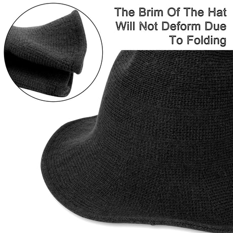 Halloween witch hat, women's wide brimmed foldable pointed hat, Halloween party costume accessories. Witch Hat Wool
