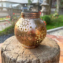 Solar Lantern Decorative Lights Outdoor Solar Lamp Hanging Solar Lights Hollowed Out Light Exterior Solar Powered Lights