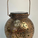 Solar Lantern Decorative Lights Outdoor Solar Lamp Hanging Solar Lights Hollowed Out Light Exterior Solar Powered Lights