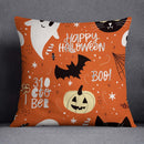 Happy Halloween Throw Pillow Covers 18x18,Trick or Treat Farmhouse Holiday Decorative Cushion Covers for Home Halloween （3pcs）