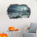 Halloween Wall Stickers Halloween Ghost Wall Sticker 3D Halloween Wall Art Scary Wall Stickers Haunted House Wall Paper Haunted