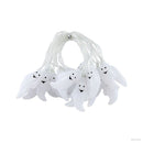 20 LED Halloween String Lights, Cute Battery Operated Ghost String Lights Indoor for Fireplace Party Porch Room Halloween Decorations