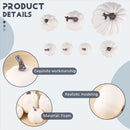 Halloween White Artificial Pumpkin Decoration Foam Pumpkin Desktop Core Thanksgiving Halloween Decoration 7 Pieces