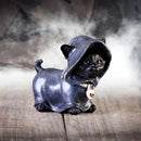Halloween Cat Cape Statue, Cat Skull Pendant Statue, Cat Statue, Halloween Home Desktop Decoration